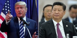 Trump y el presidente de China