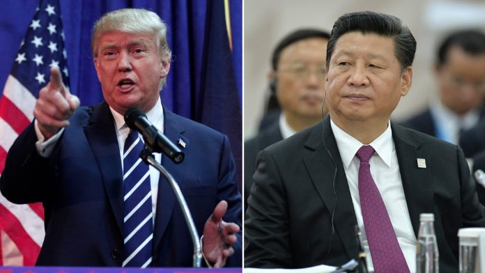 Trump y el presidente de China