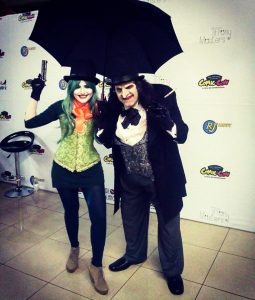 Cosplay Comic-Con El Salvador 2017-Villanos de Batman(Joker/Guasón y El Pinguino)