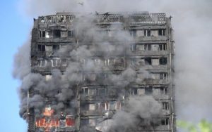 Un incendio tomó por sorpresa a Londres