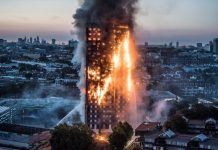 Un incendio tomó por sorpresa a Londres