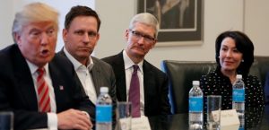 Tim Cook y otros líderes tecnológicos se reunirán con Donald Trump