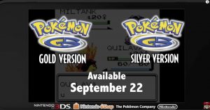 La segunda generación también llegará a la Eshop en septiembre, ambos juegos serán compatibles con Pokémon Bank, lo que captures en Johto podrás transferirlo a tus juegos de 3DS mediante esta aplicación.