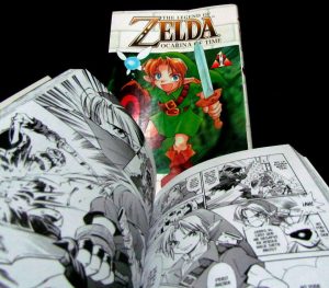 Tomo 1 de la adaptación al Manga de The Legend of Zelda Ocarina of Time (N64).