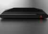 La Ataribox en rojo y negro, ambos diseños denotan la intención de destacar en un contexto en que la variedad es importante.