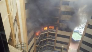 Última Hora: Incendio en la torre 3 del Ministerio de Hacienda