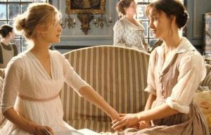 Jane y Elizabeth Bennet en la pelicula de Orgullo de Prejuicio(2005)